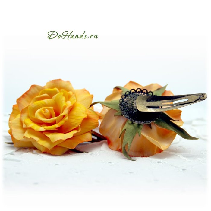Заколка из фоамирана
